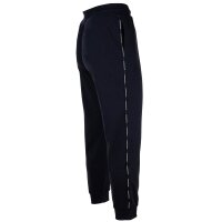 EMPORIO ARMANI mens leisure suit with zip-jacket - BASIC TERRY, full zip tracksuit Blue L (Large)