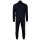 EMPORIO ARMANI mens leisure suit with zip-jacket - BASIC TERRY, full zip tracksuit Blue L (Large)