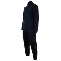 EMPORIO ARMANI mens leisure suit with zip-jacket - BASIC TERRY, full zip tracksuit Blue M (Medium)