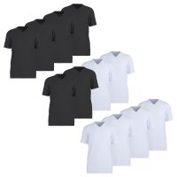 OLYMP Herren T-Shirts, V-Neck, 4er Pack - Bodywear,...