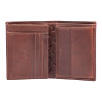 JOOP! Mens wallet – Cerratano Ladon Billfold mv8, genuine leather, 12 x 9.5 x 2 cm (H x W x D) Brown One size