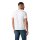 Levis Mens T-Shirt - Original Housemark Tee, V-Neck, Cotton White L (Large)