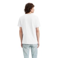 Levis Herren T-Shirt - Original Housemark Tee, V-Ausschnitt, Baumwolle Weiß XL