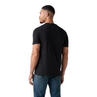 Levis Herren T-Shirt - Original Housemark Tee, V-Ausschnitt, Baumwolle Schwarz M