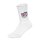NFL Unisex Socken, 6er Pack - NFL Shield 6Pack Crew Socks, Logo, Polyester-Baumwollmischung Weiß 39-42