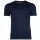 EMPORIO ARMANI mens T-shirt, 2-pack - ESSENTIAL LOGOLABEL, round neck, stretch cotton Dark blue/petrol M (Medium)