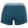 EMPORIO ARMANI Herren Trunks, 3er Pack - ESSENTIAL LOGOLABEL, Shorts, Stretch Cotton Tinte/Petrol/Weiß S