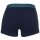 EMPORIO ARMANI Mens Trunks, 3-Pack - ESSENTIAL LOGOLABEL, Shorts, Stretch Cotton Ink/Petrol/White S (Small)