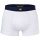 EMPORIO ARMANI Mens Trunks, 3-Pack - ESSENTIAL LOGOLABEL, Shorts, Stretch Cotton Ink/Petrol/White S (Small)