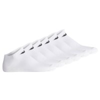 EMPORIO ARMANI Mens Sneaker Socks, 6-Pack - CASUAL COTTON, Multipack, Logo White 43-46