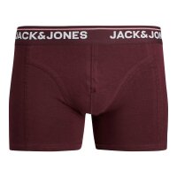JACK&JONES Herren Boxershorts, 10er Pack - JACTIMOTHY SOLID TRUNKS 10 PACK, Trunks, Baumwoll-Stretch Schwarz/Blau/Grün/Rot S