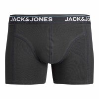 JACK&JONES Men Boxer Shorts, 10-Pack - JACTIMOTHY SOLID TRUNKS 10 PACK, Trunks, Stretch Cotton Black/Grey/Green/Red S (Small)