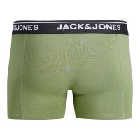 JACK&JONES Men Boxer Shorts, 10-Pack - JACTIMOTHY SOLID TRUNKS 10 PACK, Trunks, Stretch Cotton Black/Grey/Green/Red S (Small)