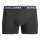 JACK&JONES Men Boxer Shorts, 10-Pack - JACTIMOTHY SOLID TRUNKS 10 PACK, Trunks, Stretch Cotton Black/Grey/Green/Red S (Small)