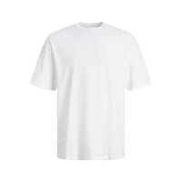 JACK&JONES Herren T-Shirt, 5er Pack - JJHUGO LOOSE TEE SS CREW NECK, Kurzarm, Rundhals, Baumwolle Schwarz/Weiß/Grau L