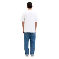JACK&JONES Herren T-Shirt, 5er Pack - JJHUGO LOOSE TEE SS CREW NECK, Kurzarm, Rundhals, Baumwolle Schwarz/Weiß/Grau L