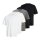 JACK&JONES Herren T-Shirt, 5er Pack - JJHUGO LOOSE TEE SS CREW NECK, Kurzarm, Rundhals, Baumwolle Schwarz/Weiß/Grau L
