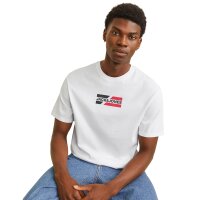 JACK&JONES Men T-shirt, 3-pack - JJECORP GRAPHIC TEE SS 3PK, short sleeves, cotton Black/Dark Blue/White S (Small)