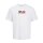 JACK&JONES Herren T-Shirt, 3er Pack - JJECORP GRAPHIC TEE SS 3PK, Kurzarm, Baumwolle Schwarz/Dunkelblau/Weiß S