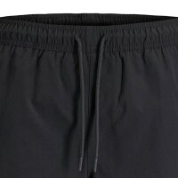 JACK&JONES Mens Swim Shorts - JPSTMAUI TROPIC SOLID SWIM SHORTS REG SN, Swimming Trunks Black S (Small)