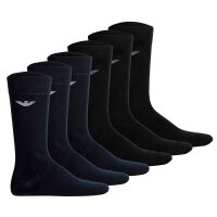 EMPORIO ARMANI Herren Socken, 6er Pack - CASUAL COTTON,...