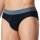 SCHIESSER mens Rio briefs 3-pack - "95/5" series, contrasting stripes Blue/Green/Grey M (Medium)