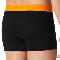 SCHIESSER Herren Boxershorts, 5er Pack - Serie "95/5", Unterhose, Logobund Schwarz/Rot/Orange M