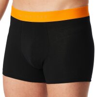SCHIESSER Mens Boxer Shorts, 5-pack - series “95/5”, underpants, logo waistband Black/Red/Orange M (Medium)