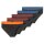 SCHIESSER Men Briefs, 5-pack - Series "95/5", single jersey Black/Red/Orange M (Medium)