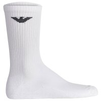 EMPORIO ARMANI Herren Socken, 6er Pack - SPORTY SPONGE, Short Socks, One Size Weiß 39-46