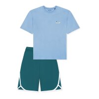 SCHIESSER boys pyjama set, 2-piece - short, children, cotton, motif Blue 140