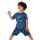 SCHIESSER Jungen Schlafanzug Set - Kids, kurz, Baumwolle, Motiv, Single Jersey Blau 104