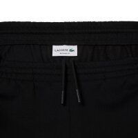 LACOSTE Mens Sweatshorts - Fleece shorts, regular fit, logo, cotton blend Black 2XL (XX-Large)