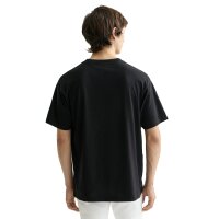 SCOTCH&SODA Herren T-Shirt - Core Logo Front Chest T-Shirt, Rundhals, Kurzarm, Logo, einfarbig Schwarz M