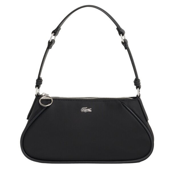 LACOSTE Womens Handbag - Day In L S Hobo Bag, 12.5 x 26 x 8 cm (H x W x D) Black One size