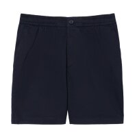 LACOSTE Herren Bermudashorts - Shorts, Regular Fit, Baumwoll-Twill Stretch, uni Dunkelblau L