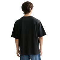 SCOTCH&SODA Mens T-shirt - Core 3 Crosses Loose Fit Pocket T-shirt, round neck, short sleeves, plain colour Black M (Medium)