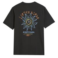 SCOTCH&SODA Herren T-Shirt - Front & Back Artwork Tee, Regular Fit, Print, Rundhals, Kurzarm Schwarz M