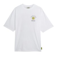 SCOTCH&SODA Herren T-Shirt - Front & Back Artwork Tee, Loose Fit, Print, Rundhals, Kurzarm Weiß M