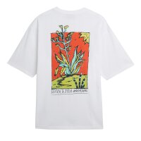 SCOTCH&SODA Herren T-Shirt - Front & Back Artwork Tee, Loose Fit, Print, Rundhals, Kurzarm Weiß M