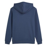 SCOTCH&SODA Herren Sweatjacke -  Logo Badge Zipthrough Hoodie, Regular Fit, Kapuze, Logo, Baumwolle Blau L