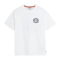 SCOTCH&SODA Men T-shirt - Front & Back Artwork Tee, Regular Fit, Print, Round Neck, Short Sleeve White L (Large)