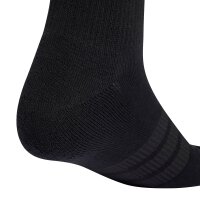 adidas Unisex Socken, 9er Pack - Cushioned Sportswear Crew Socks, Logo, gepolstert, einfarbig Schwarz 37-39