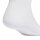 adidas Unisex Sneakersocken, 3er Pack - Cushioned Essentials Low Socks, Logo, gepolstert, einfarbig Weiß 40-42