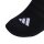 adidas Unisex Sneaker Socks, 3-pack - Cushioned Essentials Low Socks, Logo, Padded, Solid Color Black 37-39 (UK 4.5-6)