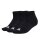 adidas Unisex Sneakersocken, 3er Pack - Cushioned Essentials Low Socks, Logo, gepolstert, einfarbig Schwarz 37-39