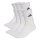 adidas Unisex Socken, 6er Pack - Cushioned Crew Socks, Logo, gepolstert, einfarbig Weiß 40-42