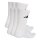 adidas Unisex Socks, 6-pack - Cushioned Crew Socks, Logo, padded, Solid Color White 40-42 (UK 6-8)