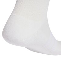 adidas Unisex Socken, 6er Pack - Cushioned Crew Socks, Logo, gepolstert, einfarbig Weiß 37-39