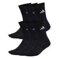 adidas Unisex Socks, 6-pack - Cushioned Crew Socks, Logo,...